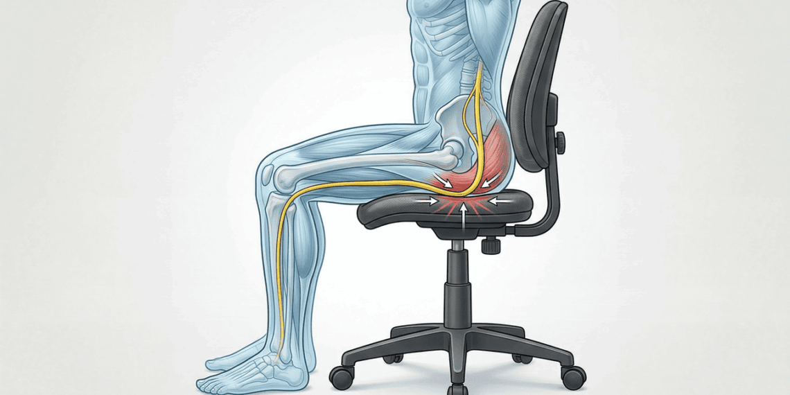 Dormência nas pernas ao trabalhar sentado pode ir além de um erro de postura