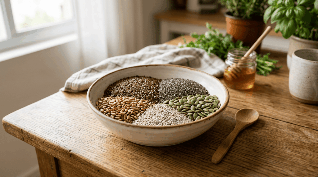 5 sementes para incluir nas refeições e fortalecer o coração naturalmente