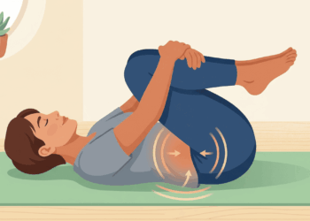 Cinco exercícios para eliminar gases intestinais acumulados