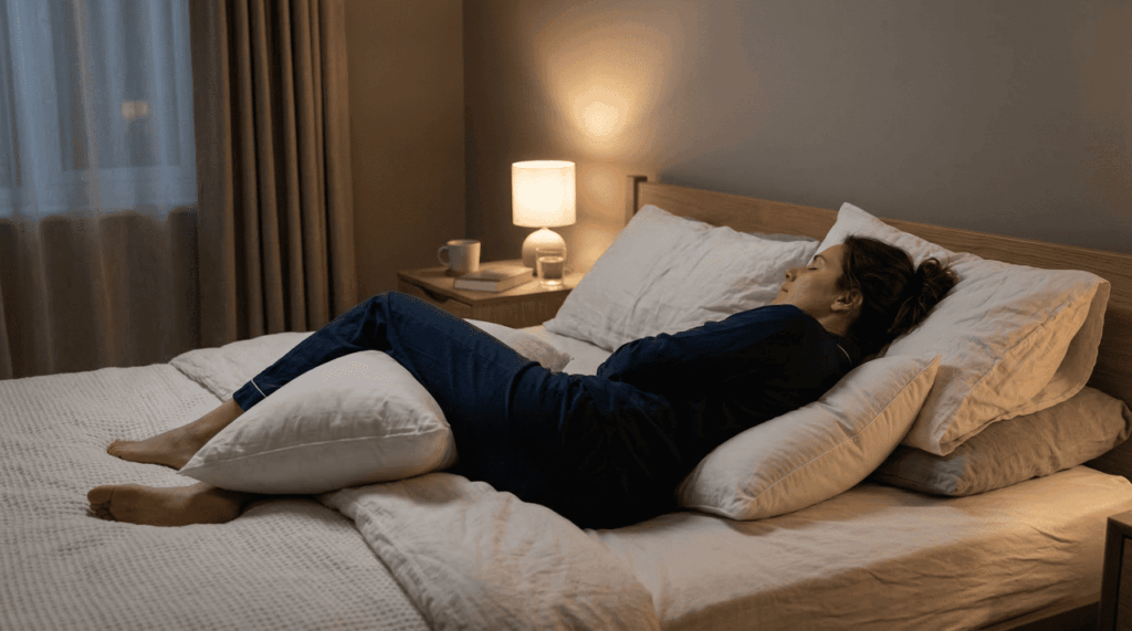 A melhor posição para dormir à noite para ajudar você a respirar melhor pela manhã