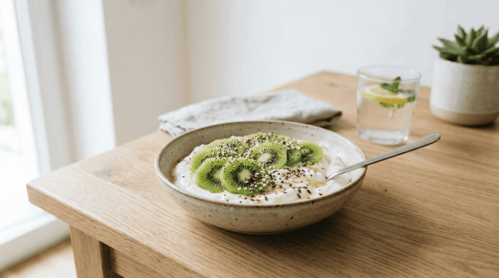 A melhor fruta para comer no jantar para ajudar você a acordar sem inchaço pela manhã