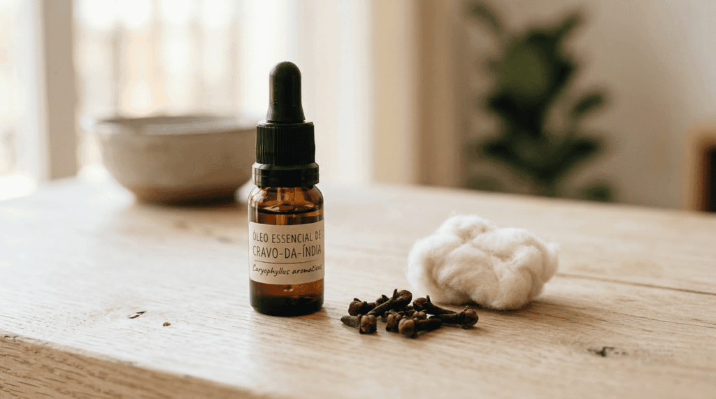 Quais são as propriedades curativas do cravo-da-índia para a saúde bucal?