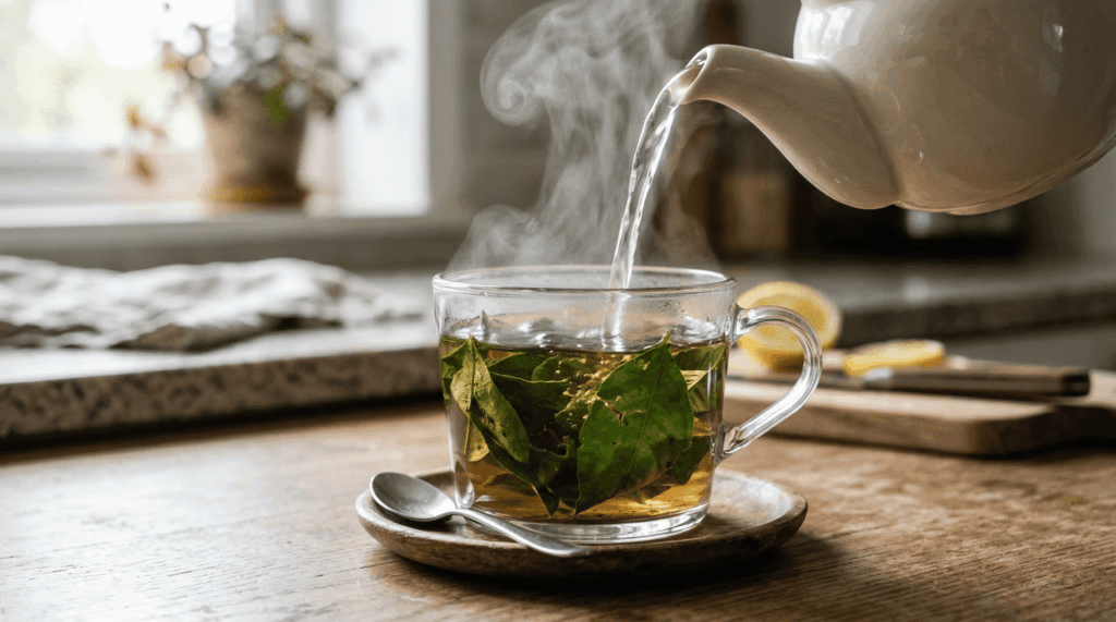 Quais são as propriedades curativas das folhas de limão?