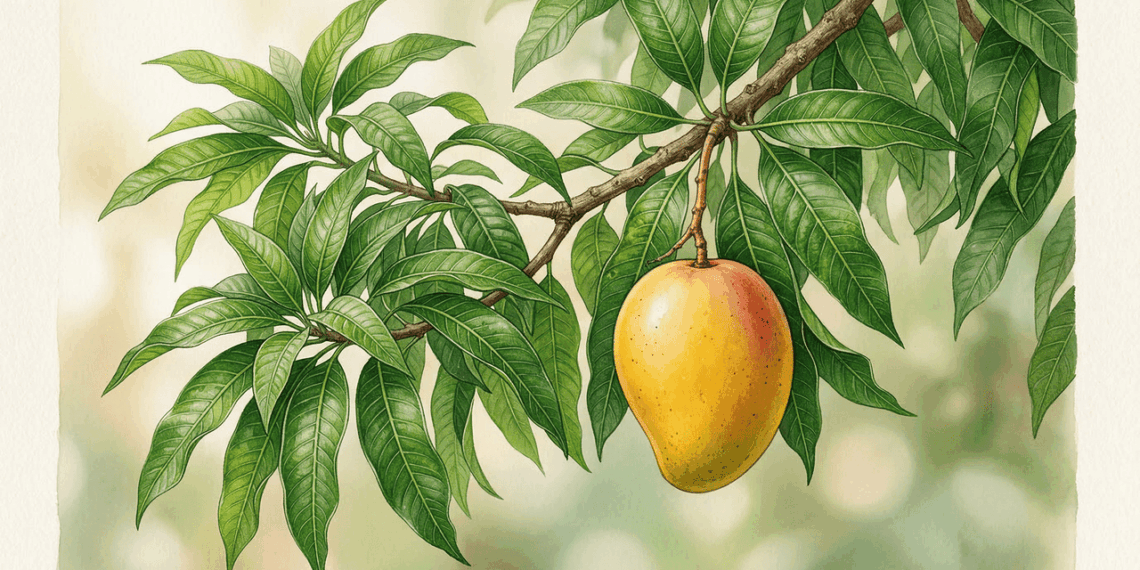 Quais são as propriedades curativas das folhas de manga?