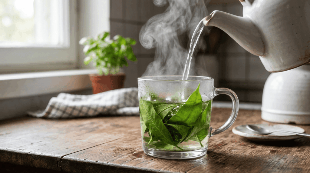 Quais são as propriedades curativas das folhas de manga?