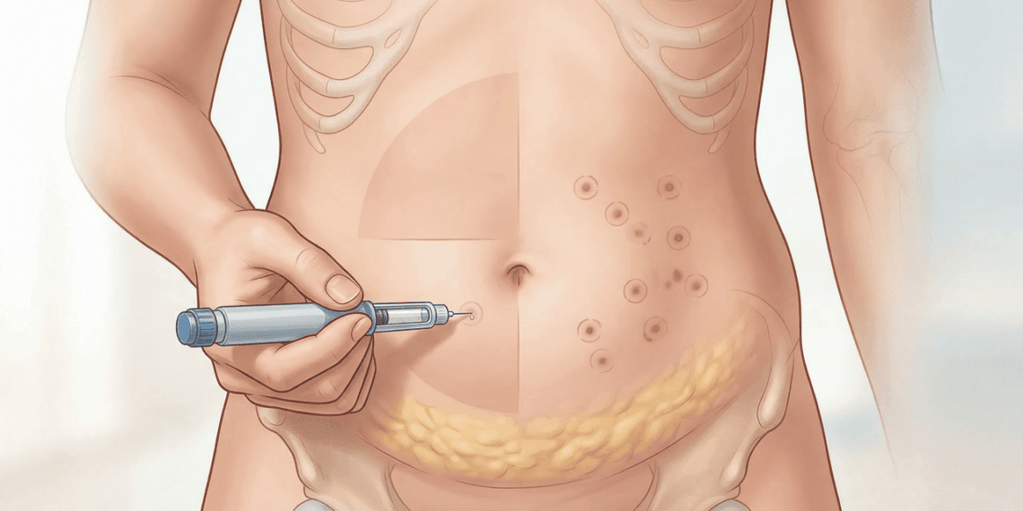 Como aplicar insulina em casa corretamente e por que o rodízio dos locais de aplicação é fundamental