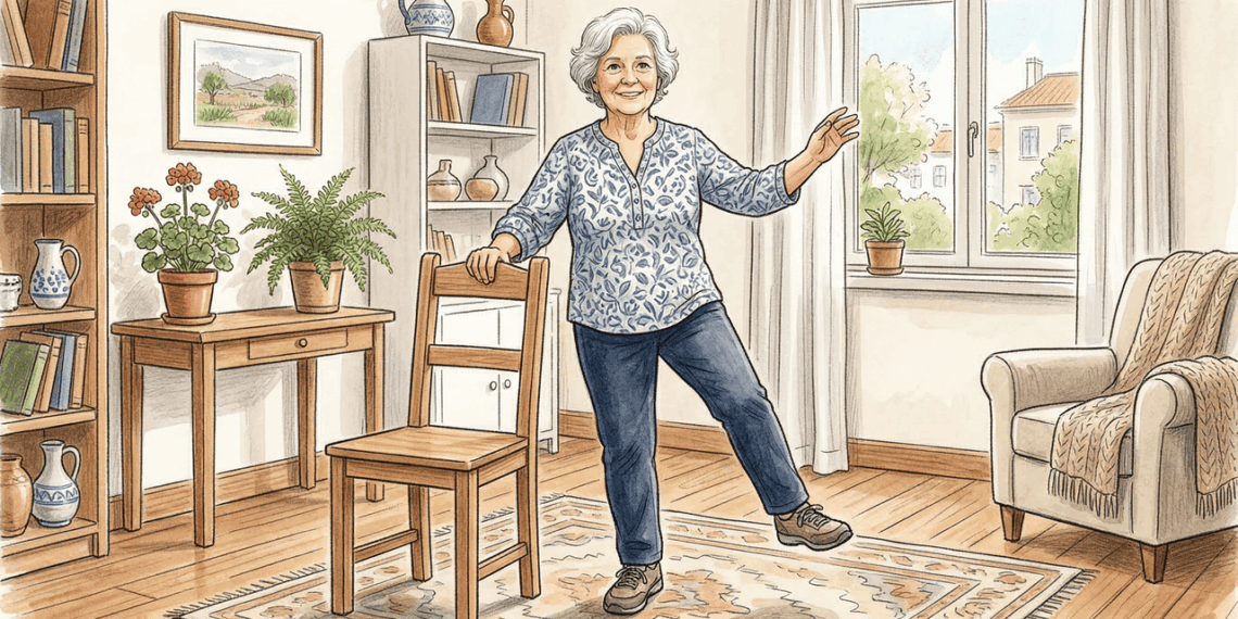 Exercícios que melhoram o equilíbrio e ajudam a prevenir fraturas após os 60 anos