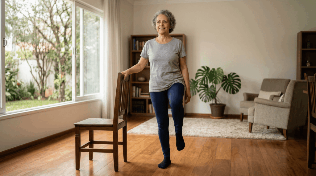 Exercícios que melhoram o equilíbrio e ajudam a prevenir fraturas após os 60 anos