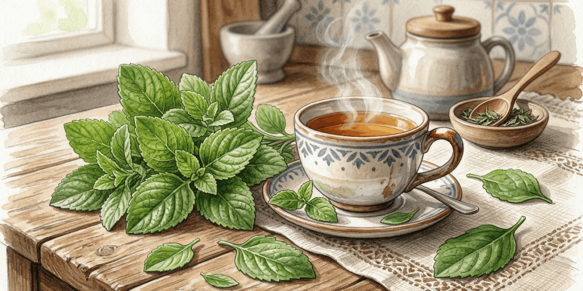 Estômago pesado e inchaço depois da refeição costumam melhorar com uma erva bem conhecida