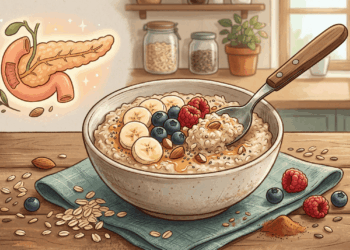 Esse carboidrato da manhã age como freio natural nos picos de glicose