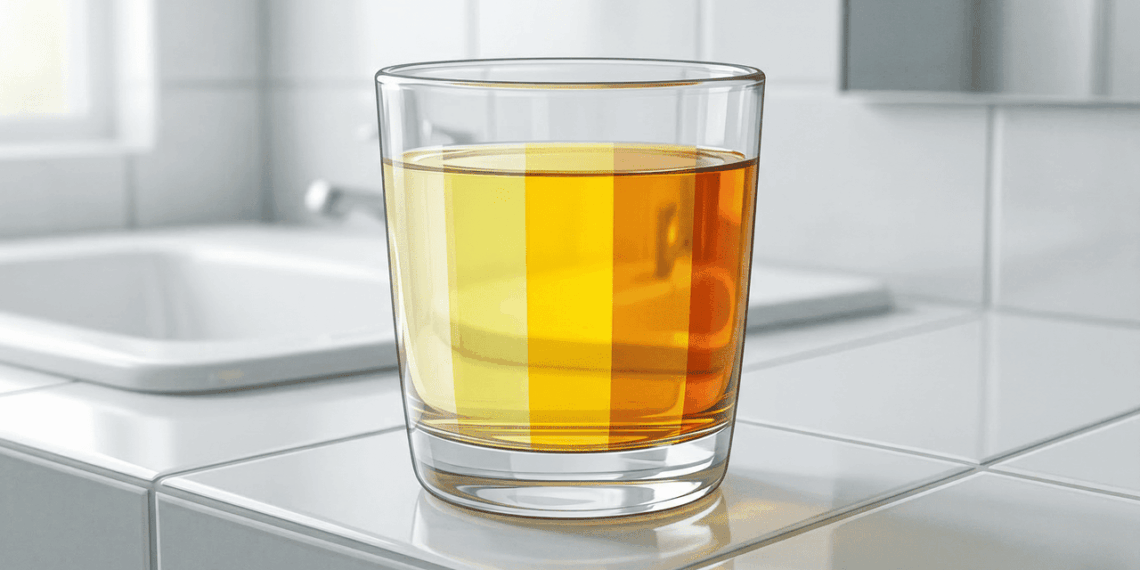 Cor da urina ao acordar revela um detalhe importante sobre hidratação e saúde dos rins