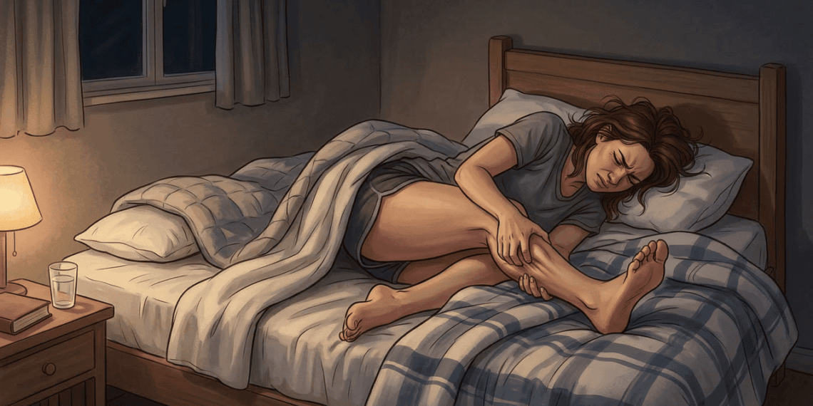 Panturrilha travando à noite pode ter relação com um detalhe do cobertor