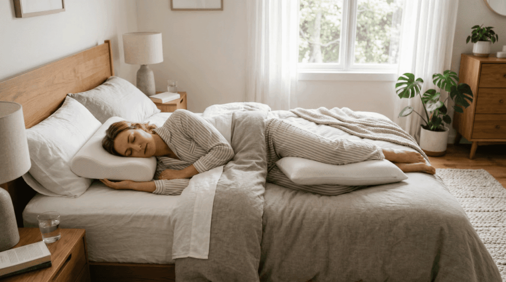 Dormir de barriga para baixo faz mal? O impacto na cervical e como fazer a transição para deitar de lado