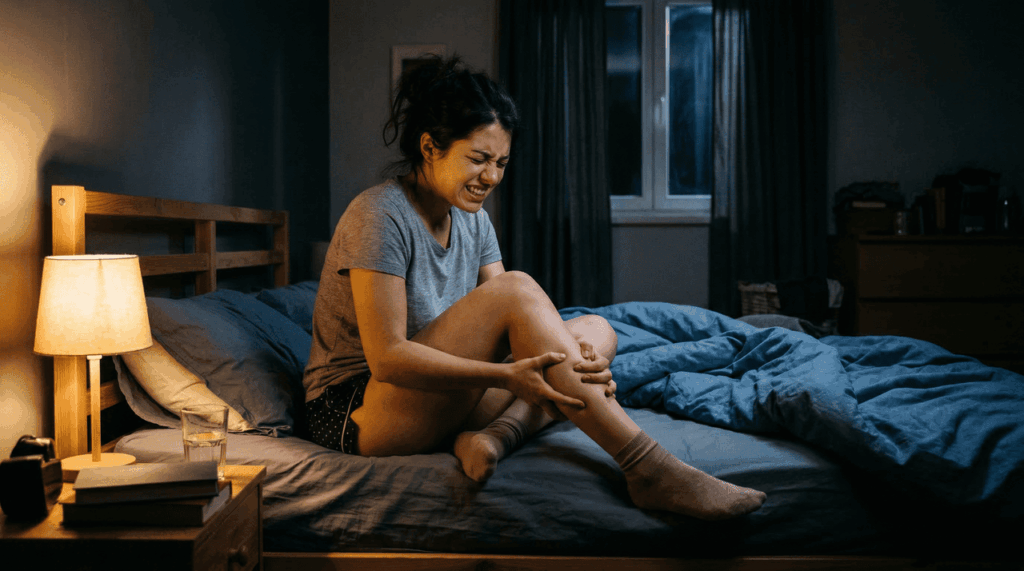 Panturrilha travando de madrugada pode ter uma causa que passa batida