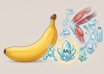 O mito da banana contra cãibras, por que focar no magnésio e na hidratação pode ser muito mais eficiente