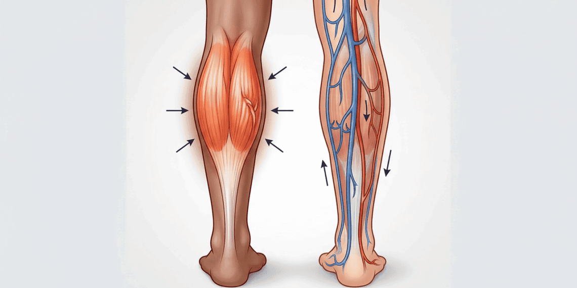 A sua cãibra é vascular ou muscular? Um teste simples para entender a dor que interrompe o seu sono