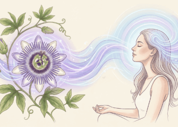 Uma planta que baixa a pressão do dia e prepara o corpo pro descanso sem efeito colateral pesado