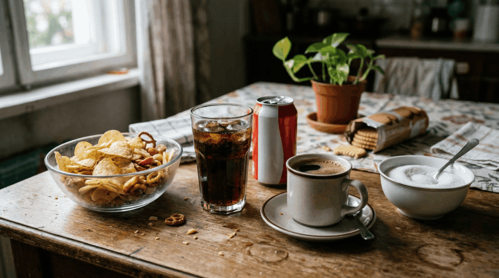 Para prevenir a osteoporose, é necessário limitar o consumo dos seguintes 5 tipos de produtos