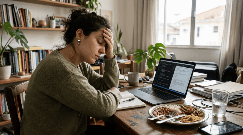 Digestão lenta e intestino preso costumam bagunçar a clareza mental