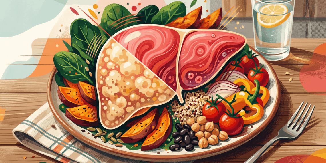 Almoço simples com 5 aliados do prato pode ajudar a frear a esteatose hepática