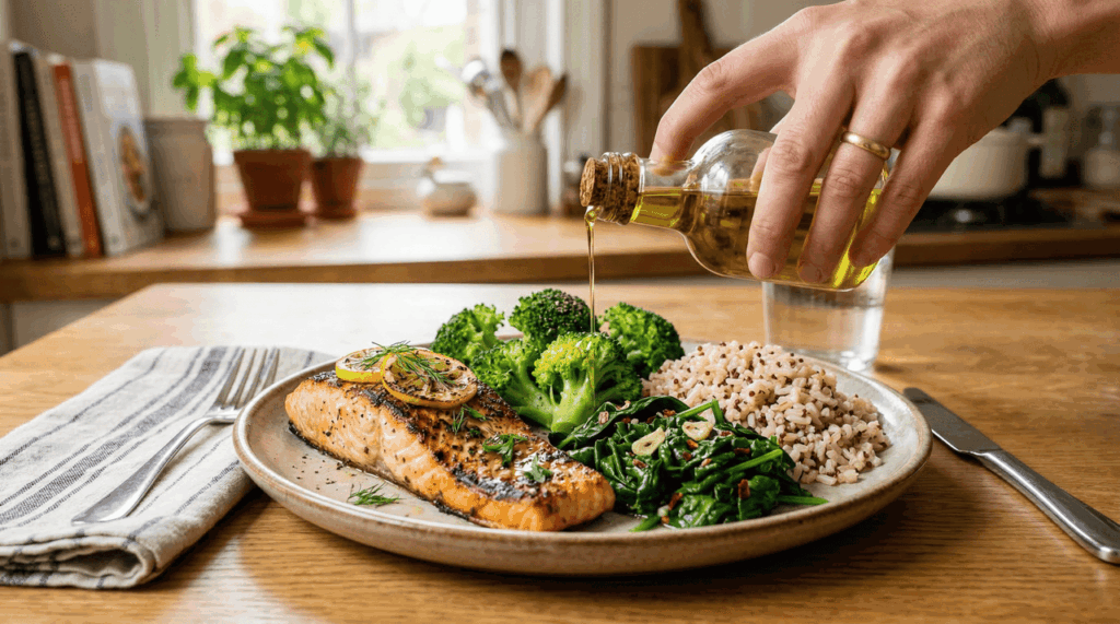 Almoço simples com 5 aliados do prato pode ajudar a frear a esteatose hepática