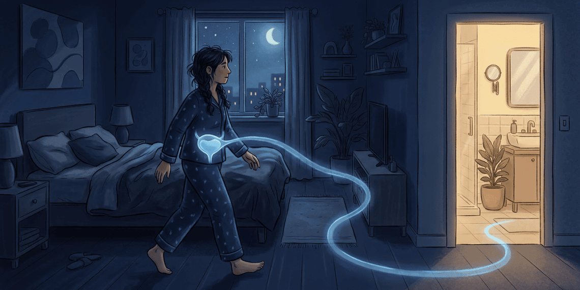 Acordar 3 vezes ou mais para urinar costuma acender alerta no corpo