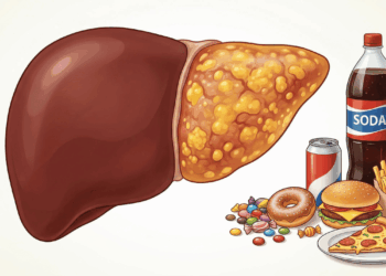 Para prevenir a gordura no fígado, é necessário limitar o consumo dos seguintes 5 tipos de produtos