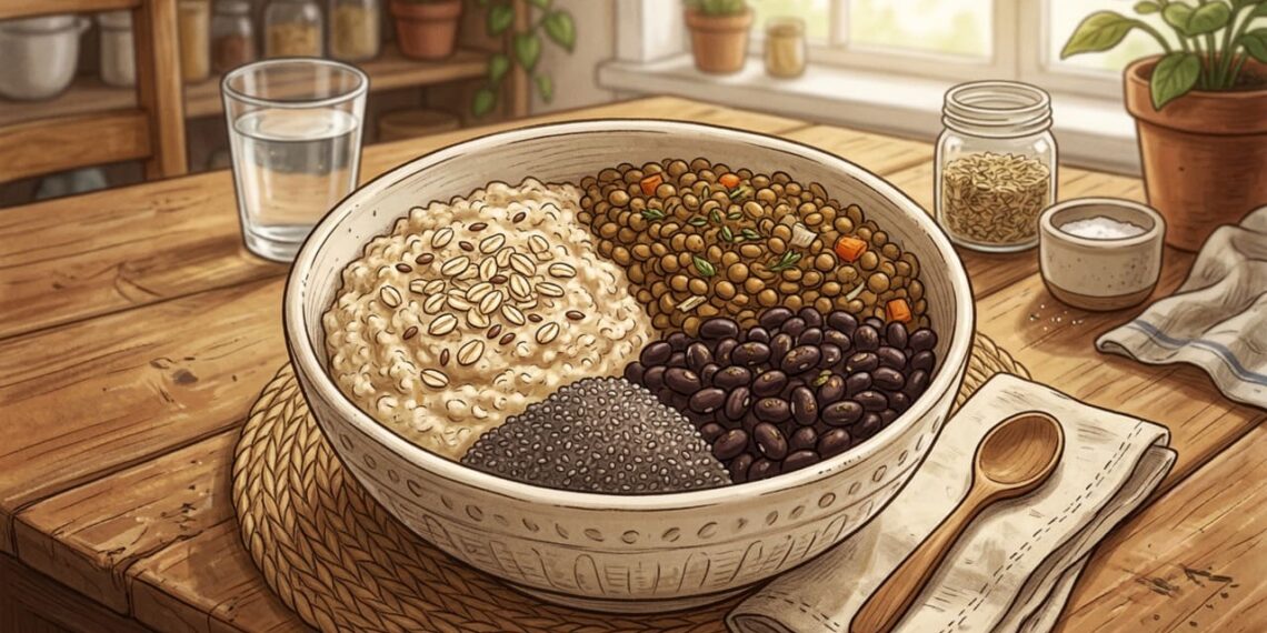 Alimentos com maior teor de fibras que ajudam a controlar a glicose e a melhorar o intestino