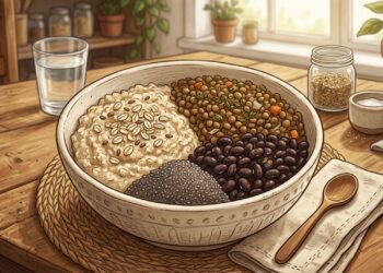 Alimentos com maior teor de fibras que ajudam a controlar a glicose e a melhorar o intestino