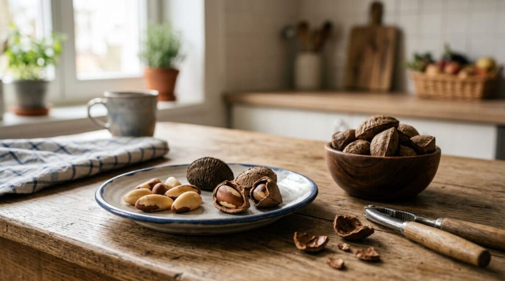 Qual é a oleaginosa rica em selênio que protege a tireoide, mas que raramente é consumida na quantidade certa?