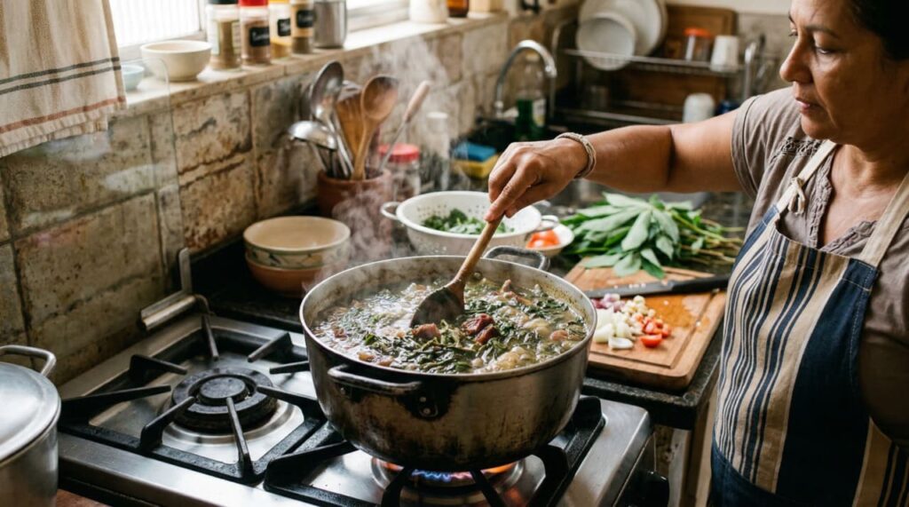 Qual é a folha rica em ferro que combate a anemia, mas que raramente é consumida?