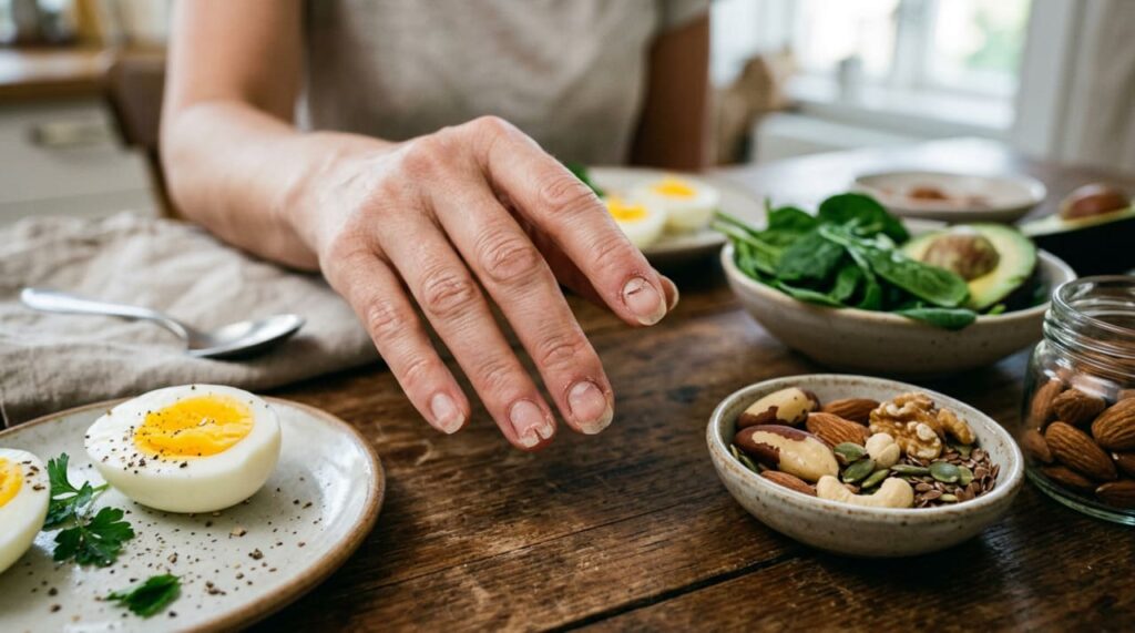 Unhas quebradiças ao acordar e linhas verticais podem indicar envelhecimento precoce ou falta de vitaminas