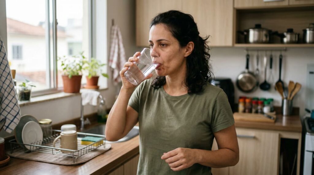 O que é boca seca constante e a que função importante do corpo ela está relacionada?