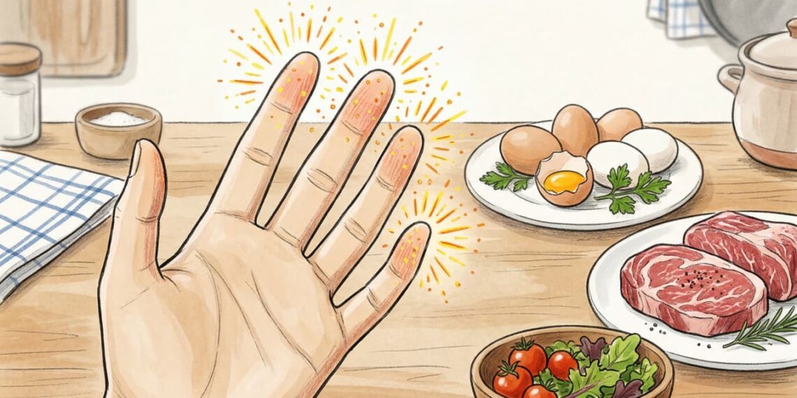 Formigamento constante nas mãos, não é má postura, mas sim deficiência de uma vitamina essencial