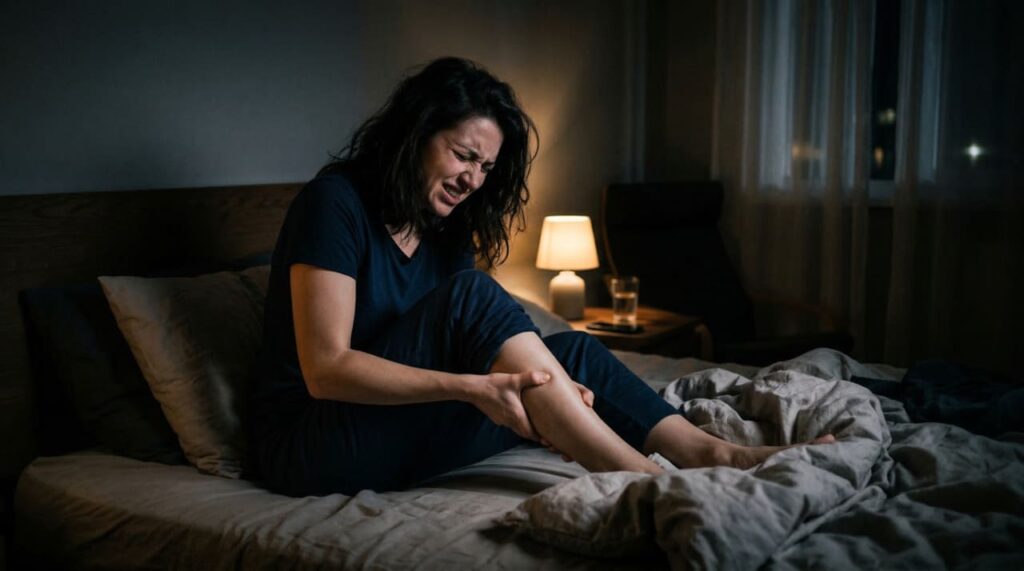 Essas 3 causas silenciosas costumam pesar mais nas cãibras da madrugada do que a banana