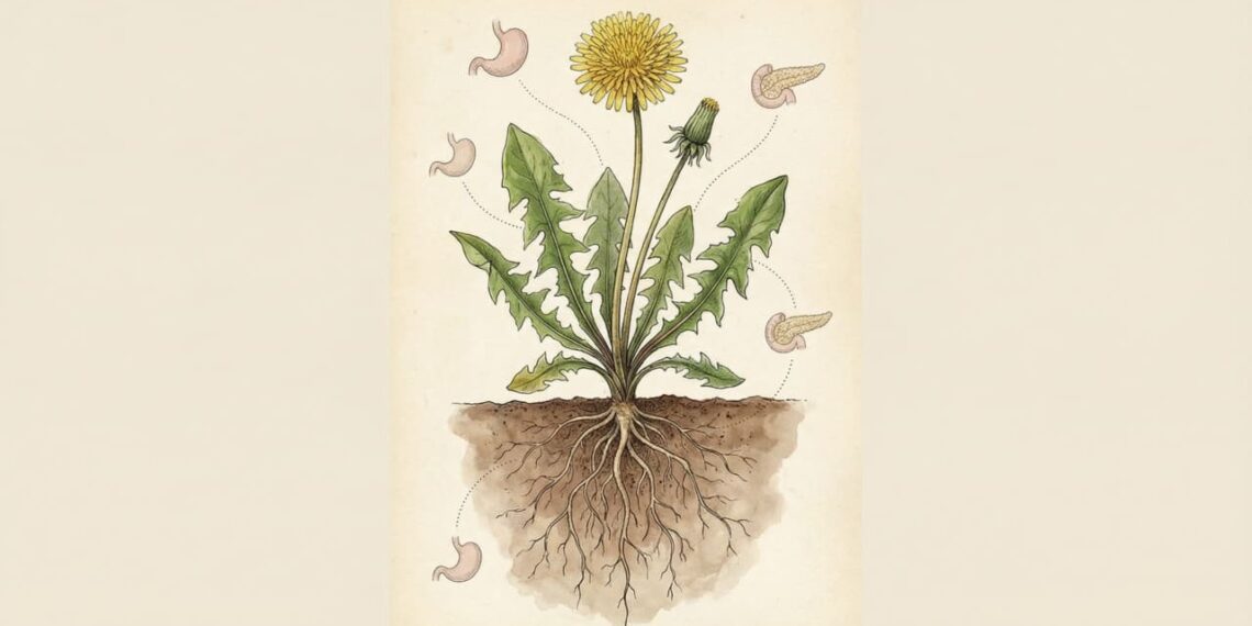 Planta que ajuda a desintoxicar o estômago, o baço e o pâncreas