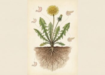 Planta que ajuda a desintoxicar o estômago, o baço e o pâncreas