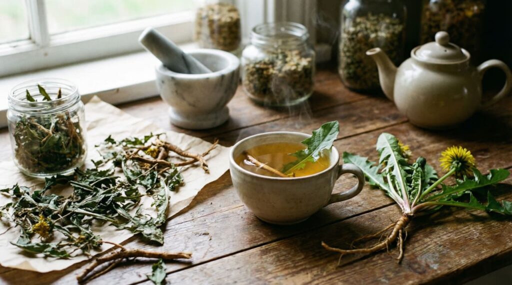 Planta que ajuda a desintoxicar o estômago, o baço e o pâncreas