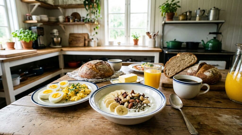 Leite no café da manhã não basta: a combinação exata de nutrientes matinais para fortalecer os ossos depois dos 50 anos