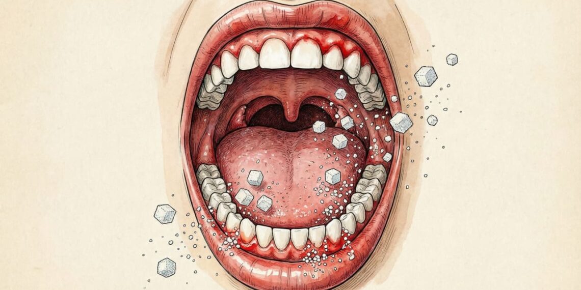 Alto nível de açúcar: quais sintomas aparecem na boca e por quê?