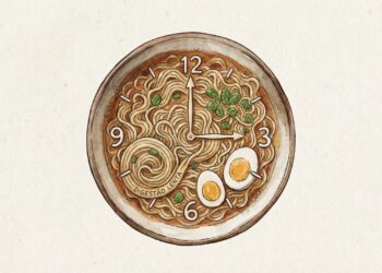 Quanto tempo leva para o macarrão instantâneo ser digerido e decomposto no estômago?