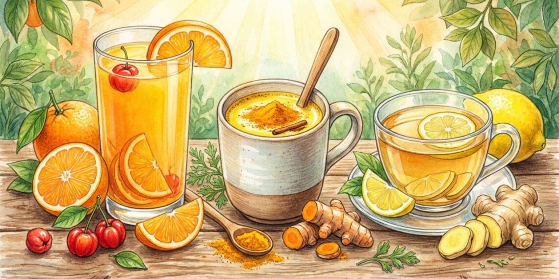 Para fortalecer a imunidade e reduzir inflamações: aqui estão as 3 melhores bebidas naturais