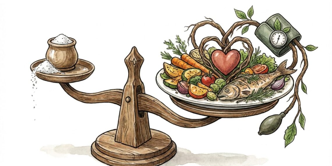 Cortar o sal completamente não reduz a pressão arterial nem protege o coração como você imagina