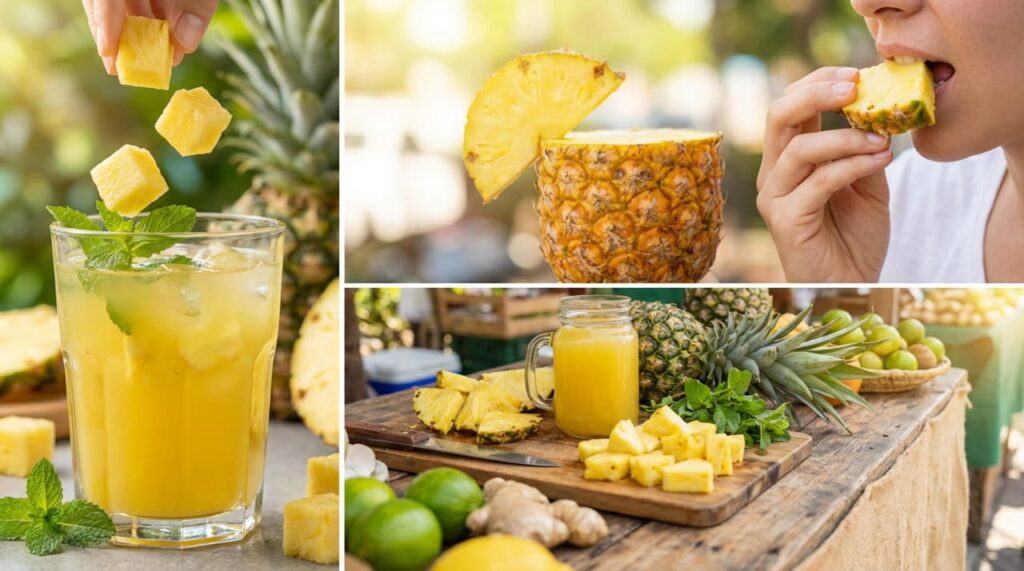 Abacaxi e 3 maneiras de auxiliar na desintoxicação dos rins