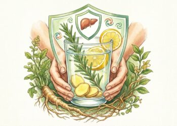 Como beber água com gengibre que faz bem ao fígado