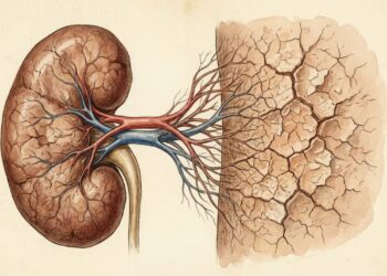 Os sintomas de insuficiência renal manifestam-se na pele