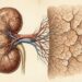 Os sintomas de insuficiência renal manifestam-se na pele