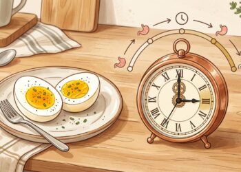 Quanto tempo leva para o ovo ser digerido e decomposto no estômago?