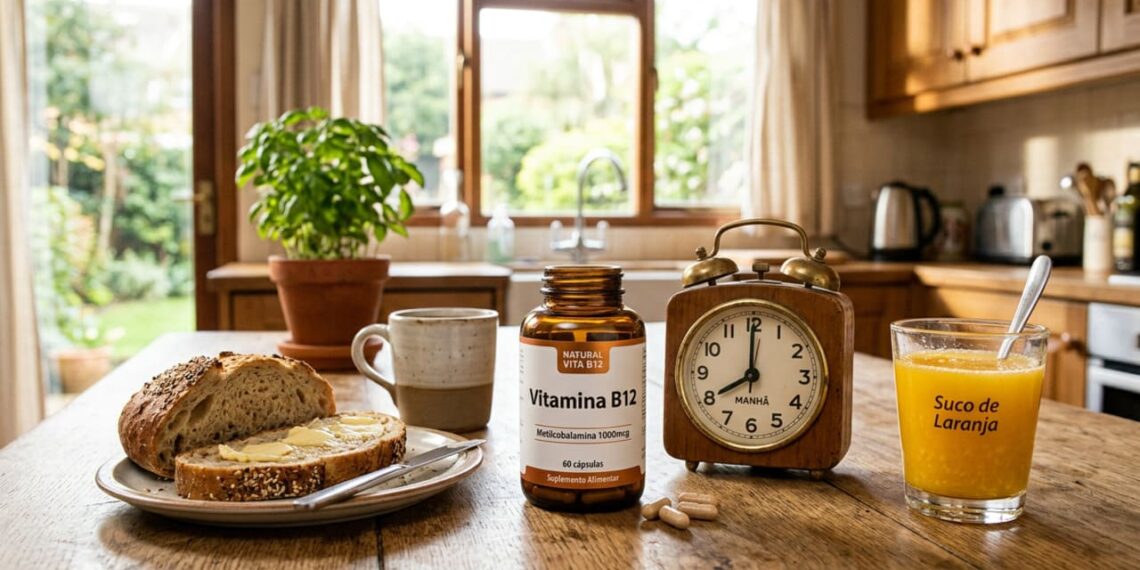 Qual o melhor horário para tomar vitamina B12?