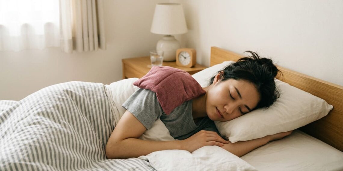 Crise de fibromialgia à noite pede um ritual simples para aliviar os pontos de dor